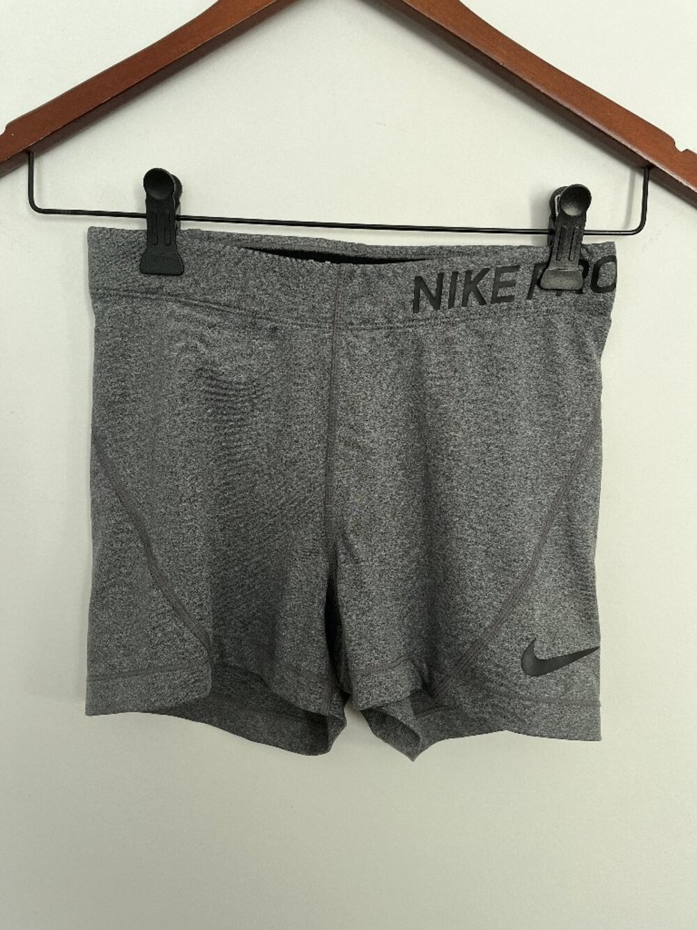 Nike Women's Gray Pro Compression Shorts
